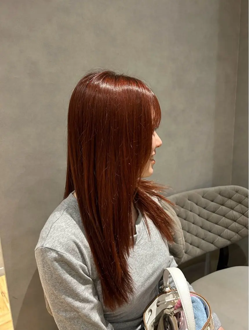 カラー 楠 彩乃のヘアスタイル