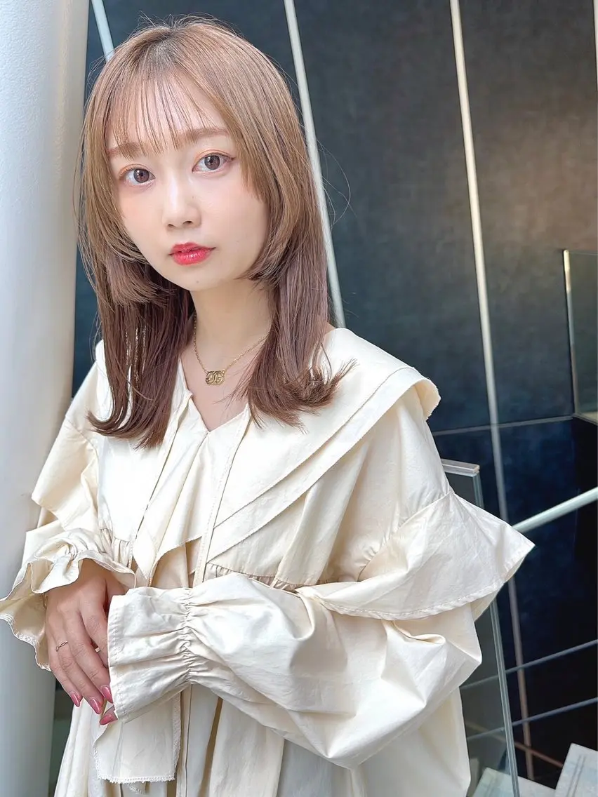 💝乾燥が気になる方おすすめ💝カット＆フルカラー＆❤️潤い3stepトリートメント❤️6900円☆の写真