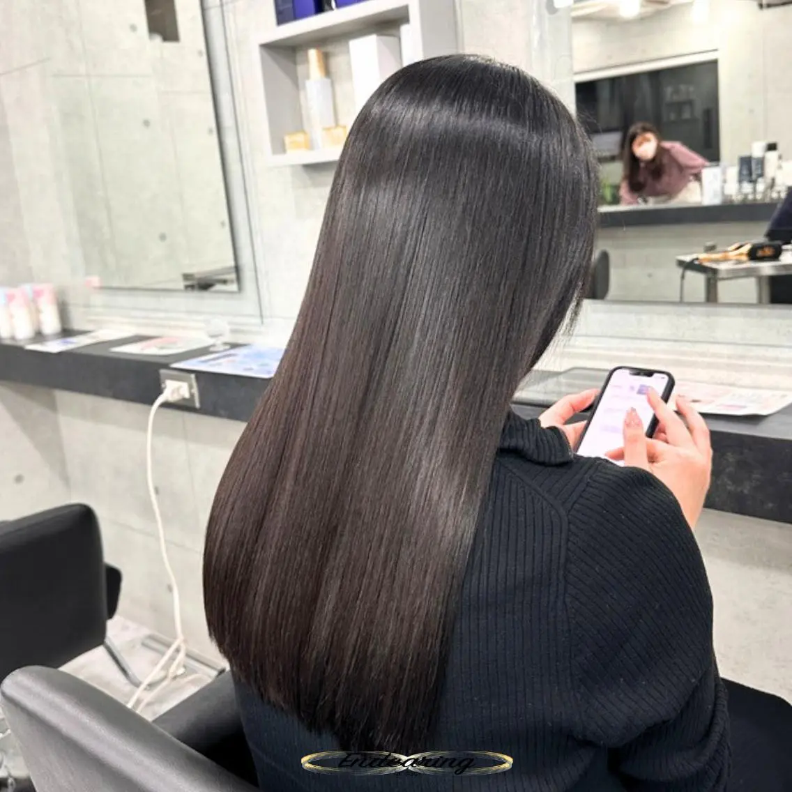 ロング 髪質改善 ロング トリートメント 酸熱トリートメント トリートメント Endearing 銀座/レイヤーカットのヘアスタイル