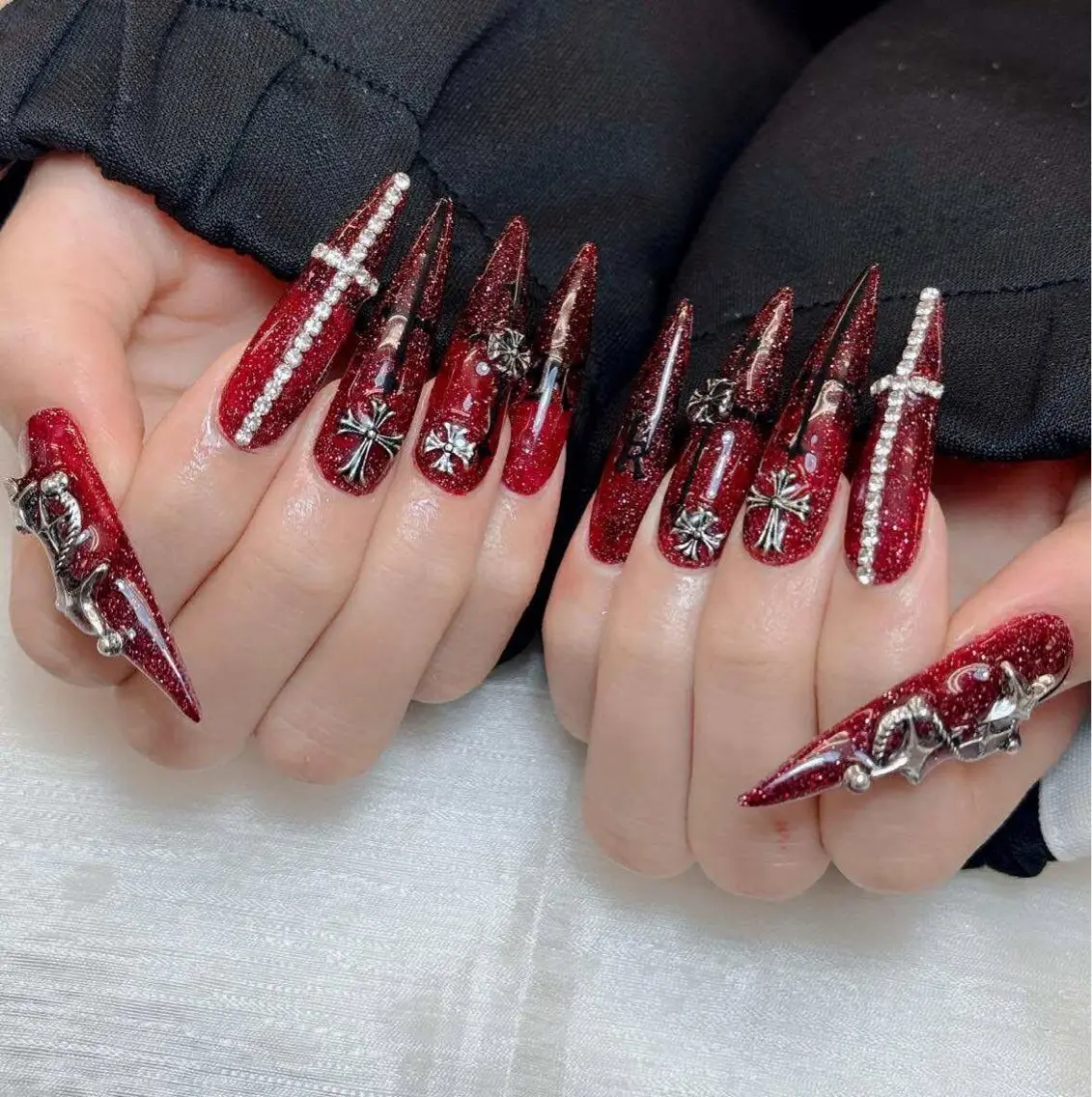 ネイル オーロラネイル チークネイル フットネイル フレンチネイル ハロウィン Lumi Shinokuboのネイルデザイン