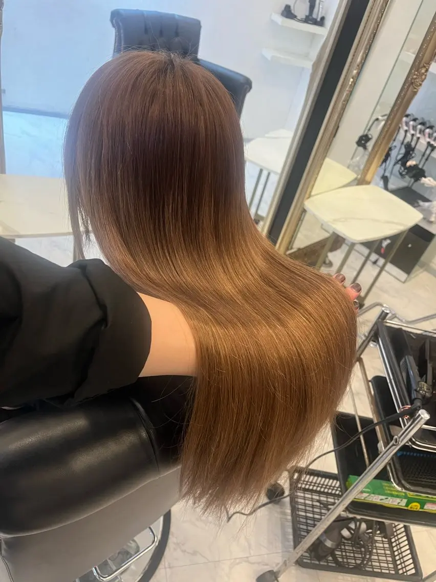 ロング エクステ ケアブリーチ&シール エクステの店和田翔莉のヘアスタイル