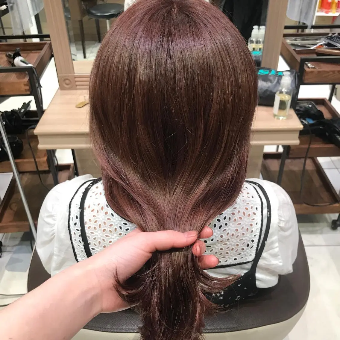 カット+艶カラー+プチ髪質改善トリートメント※施術時間2時間前後の写真
