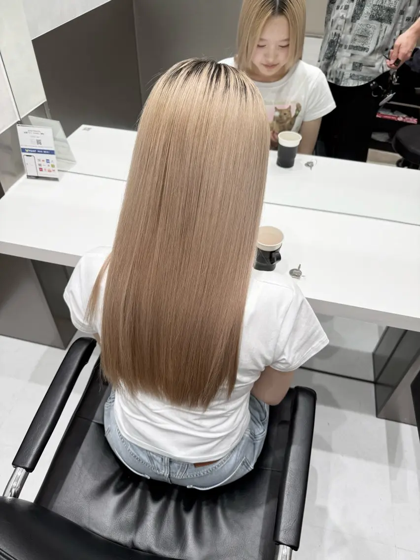 ロング 美髪職人あお🦕 髪質改善｜原宿のヘアスタイル