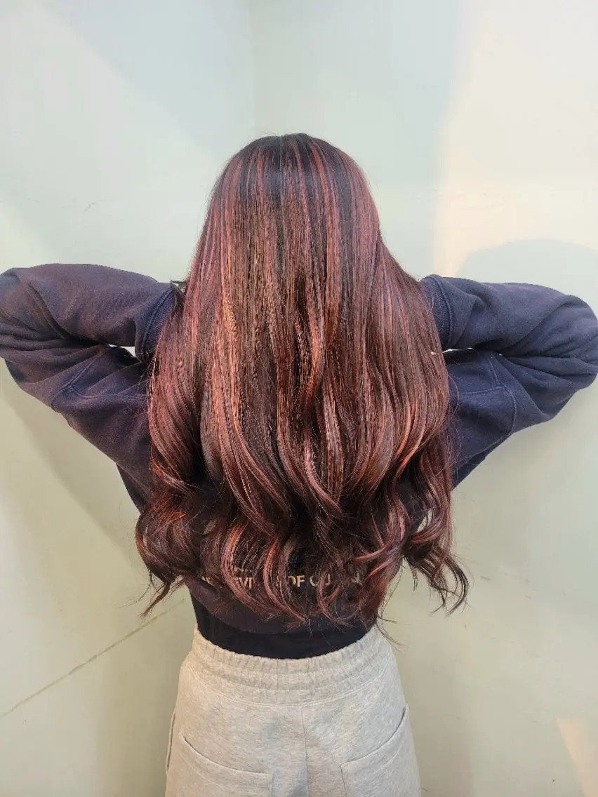 ロング カラー ダブルカラーモデル☆ SHUNYAのヘアスタイル