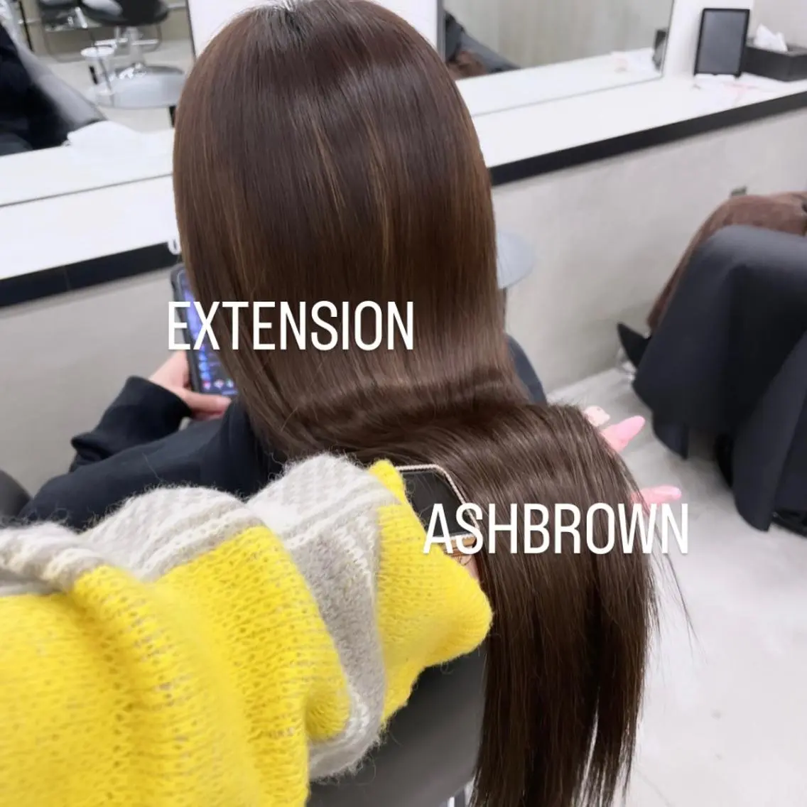 ロング カラー ヘアカラー エクステ エクステ🩵ブリーチ 韓国ヘア🩵KAEのヘアスタイル