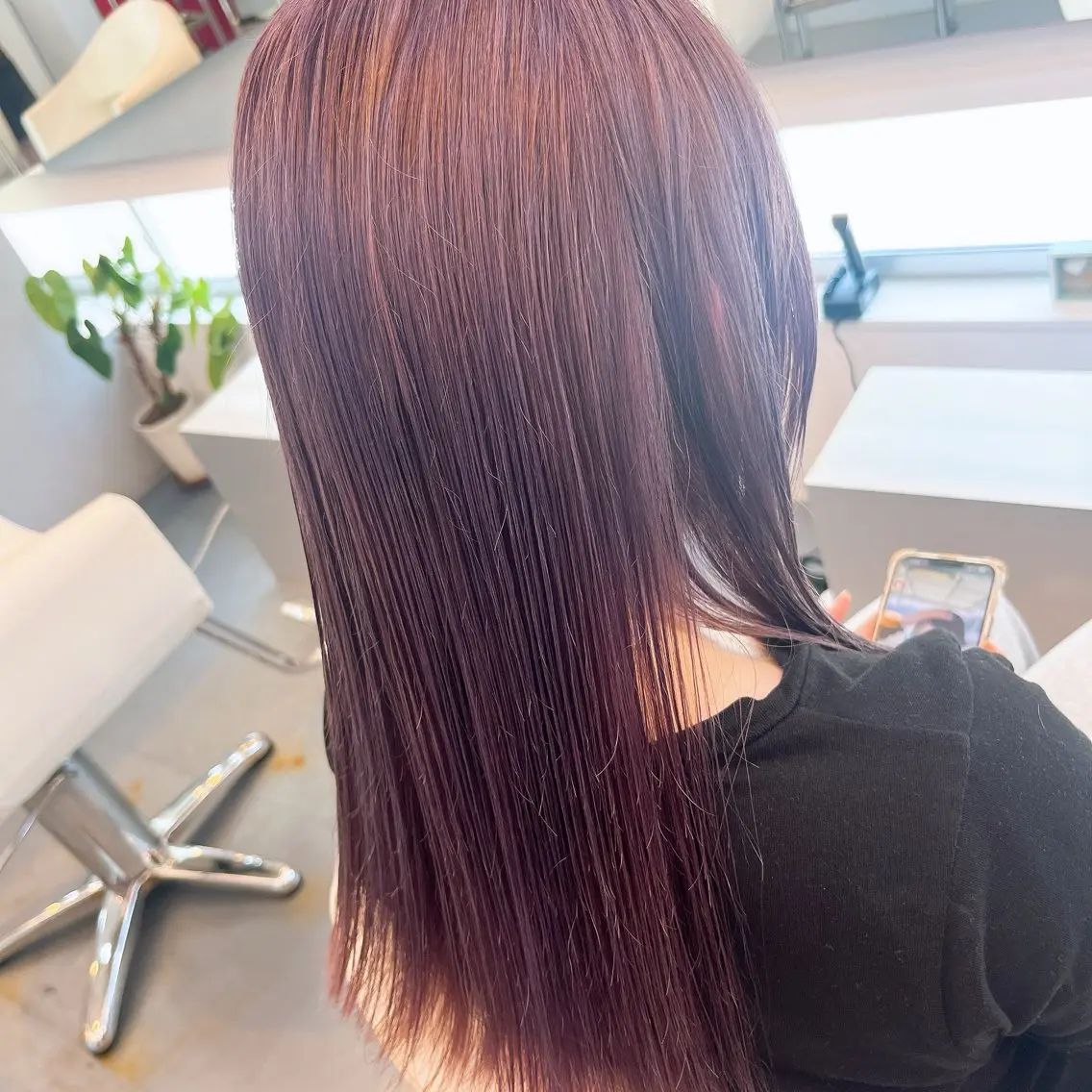 ロング カラー ブリーチ ケアブリーチ 透明感カラー ダブルカラー ハイトーンカラー カット ヘアカラー トリートメント たぢ みずほのヘアスタイル