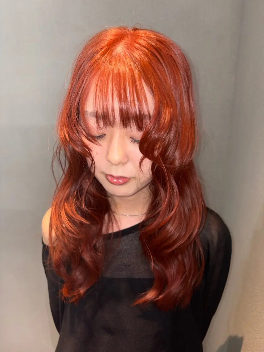 カット+ブリーチ無しダブルカラー ⭐︎ロング+1,000 ⭐︎の写真
