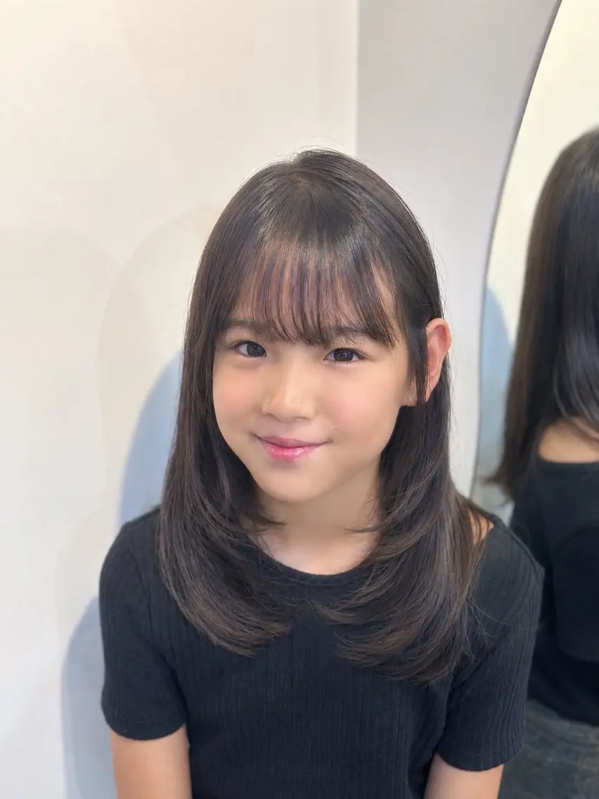 セミロング レイヤーカット カット 🍒KAHOE🍒 Rooohairのヘアスタイル