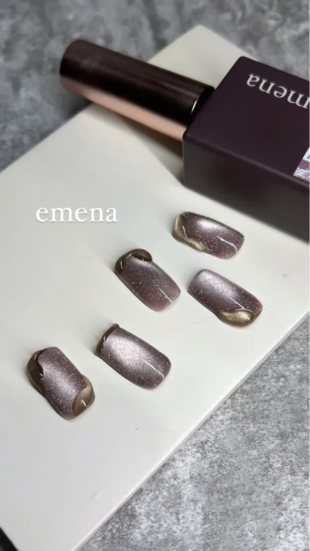 ネイル フラッシュネイル マグネットネイル Luann nail Sakiのネイルデザイン