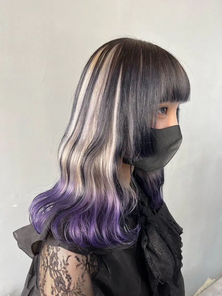セミロング カラー カット ヘアカラー トリートメント 🎀透明感 カラー🎀ミズキのヘアスタイル