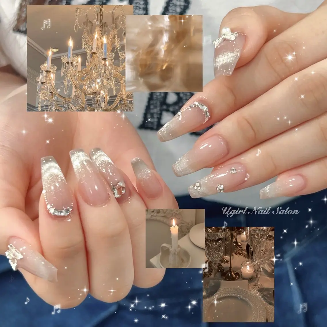 ネイル ハンドネイル 🪄mimi🎀 Midori🪽のネイルデザイン