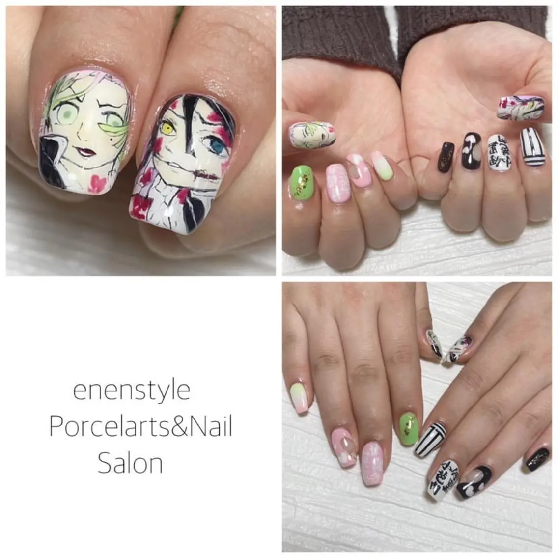 ミディアム ネイル 🐾enen style 🐾のネイルデザイン