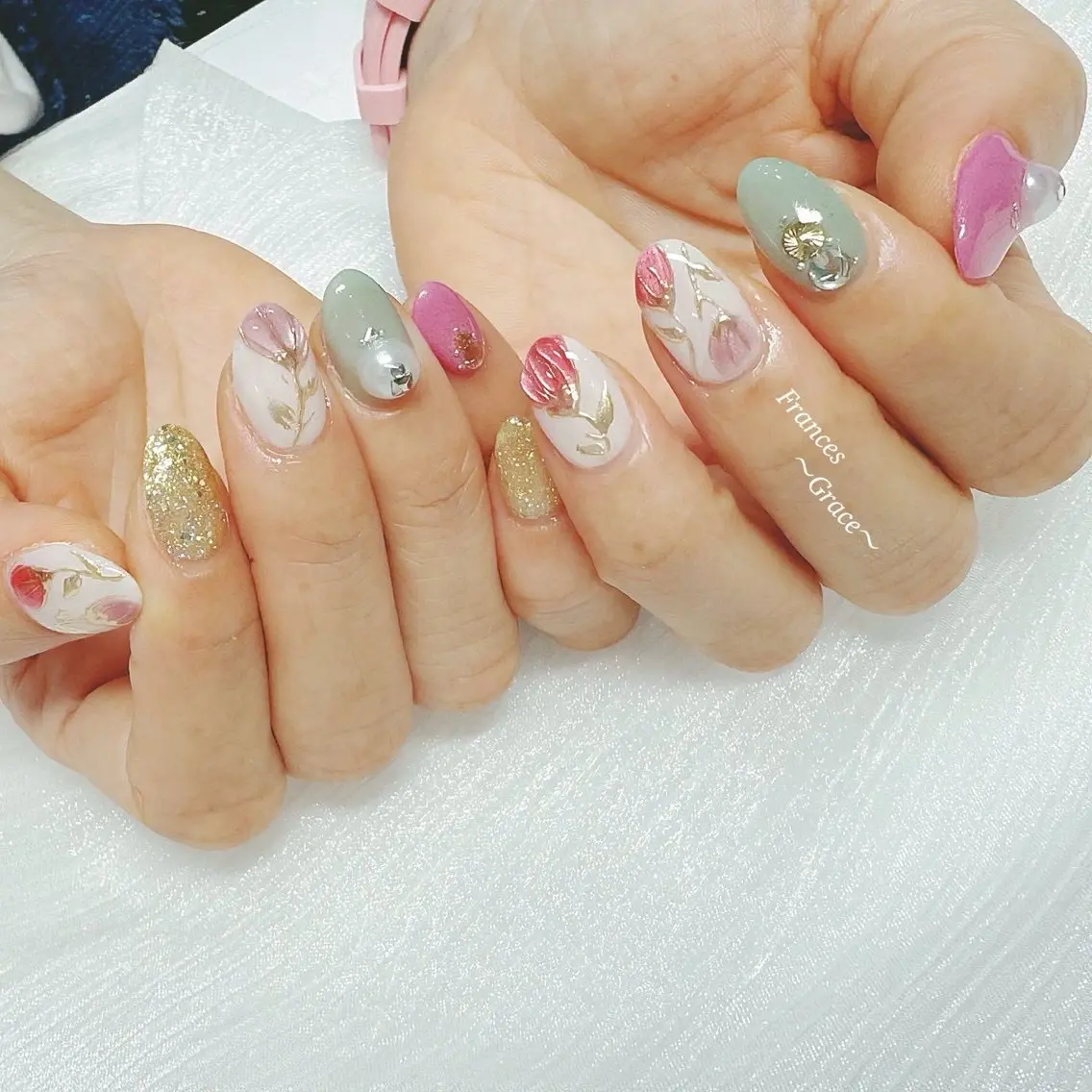 ネイル ハンドネイル Frances〜 Grace〜babaのネイルデザイン