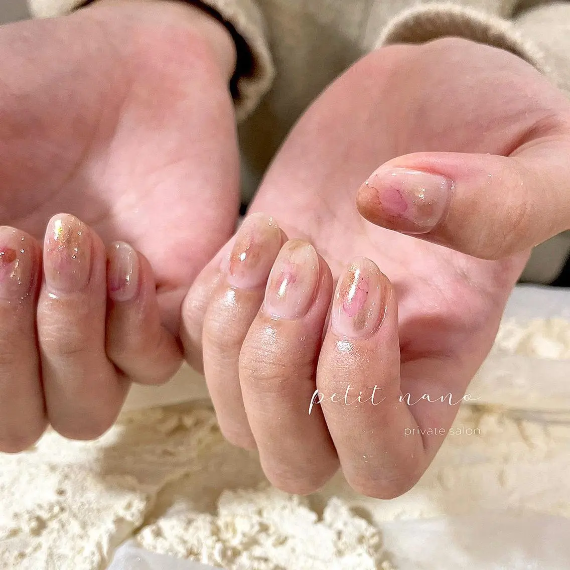ネイル フットネイル ジェルネイル 韓国ネイル マグネットネイル ニュアンスネイル nail‪◯ petitnanoのネイルデザイン