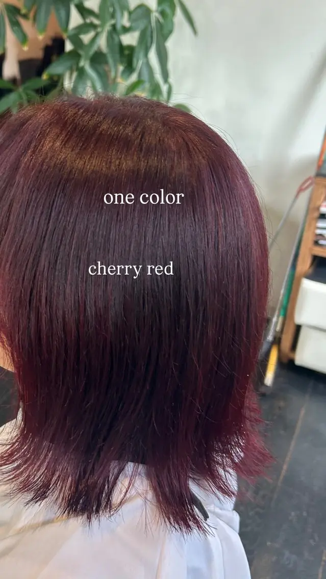 ワンカラーでしっかり色味がだせる暖色カラー🍓の写真