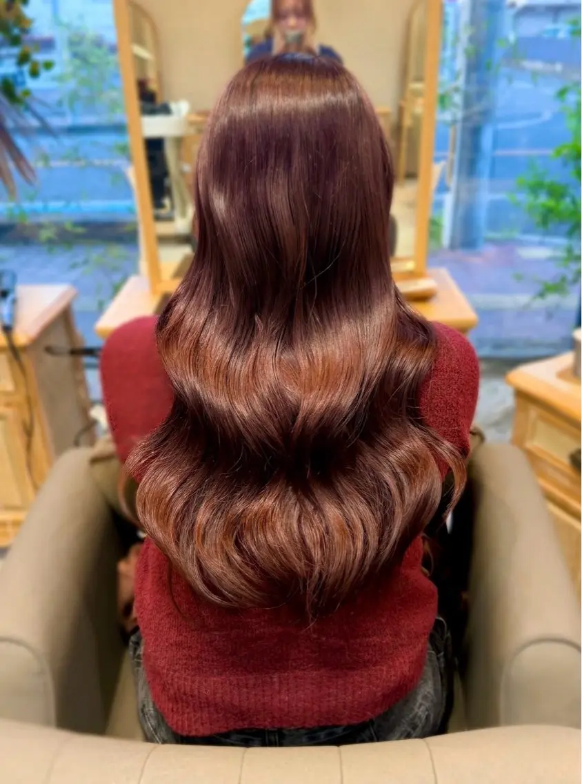 ロング カラー 平松 海遥のヘアスタイル