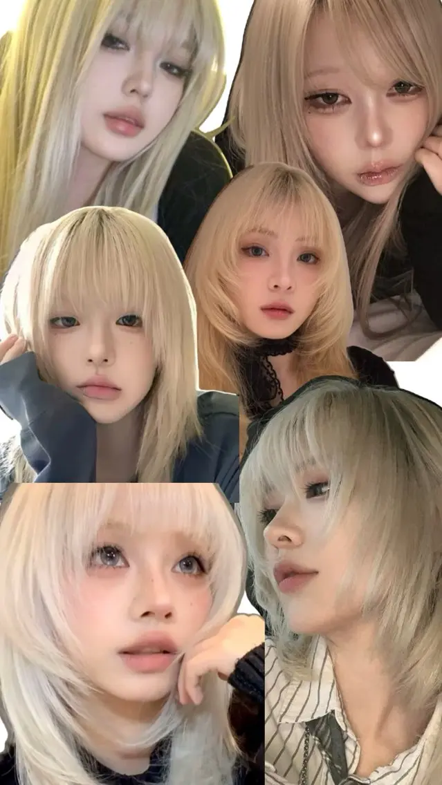 セミロング カラー カット ヘアカラー トリートメント だいち/ブリーチ/ レイヤーカットのヘアスタイル