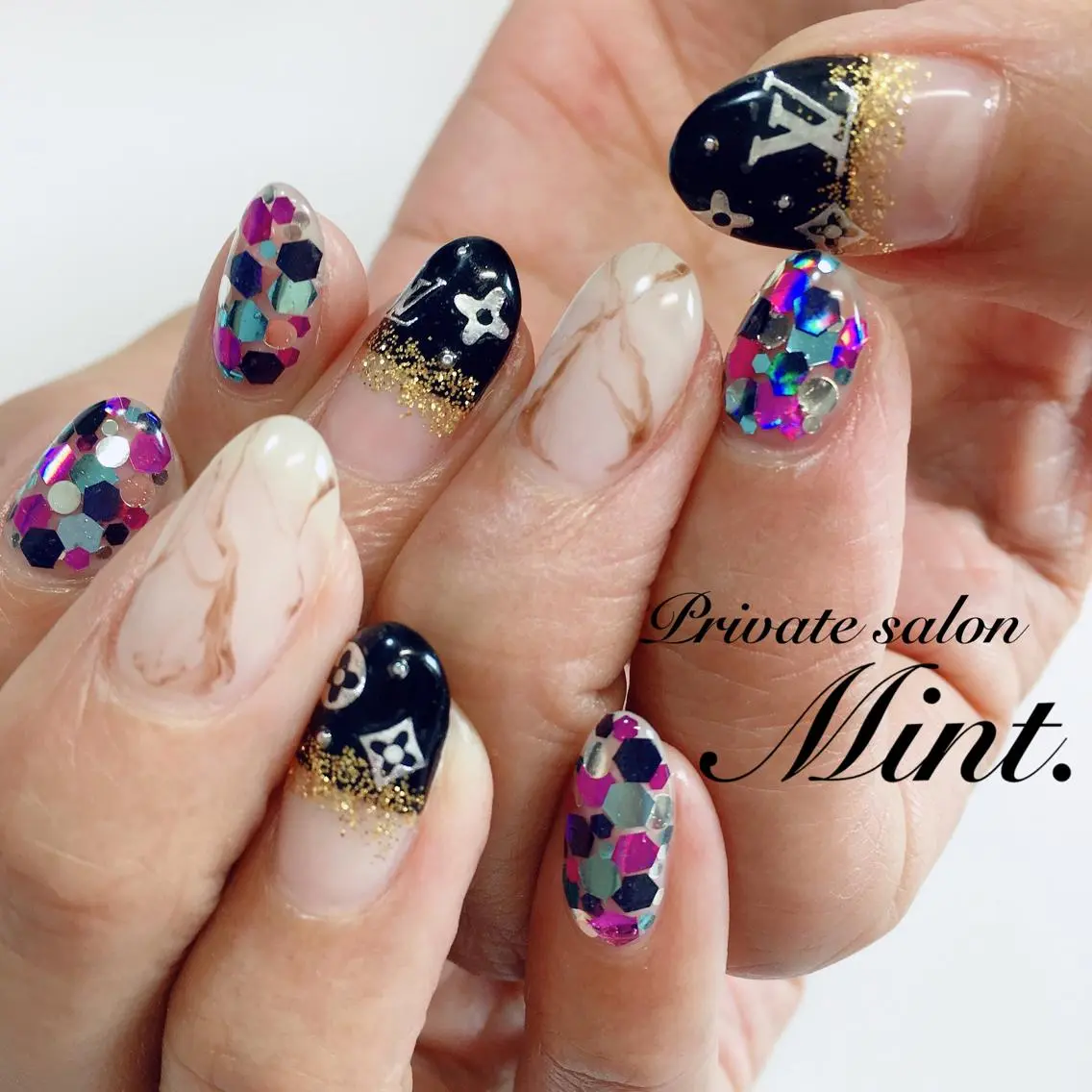 ショート ネイル ジェルネイル ハンドネイル Mint. nailのネイルデザイン