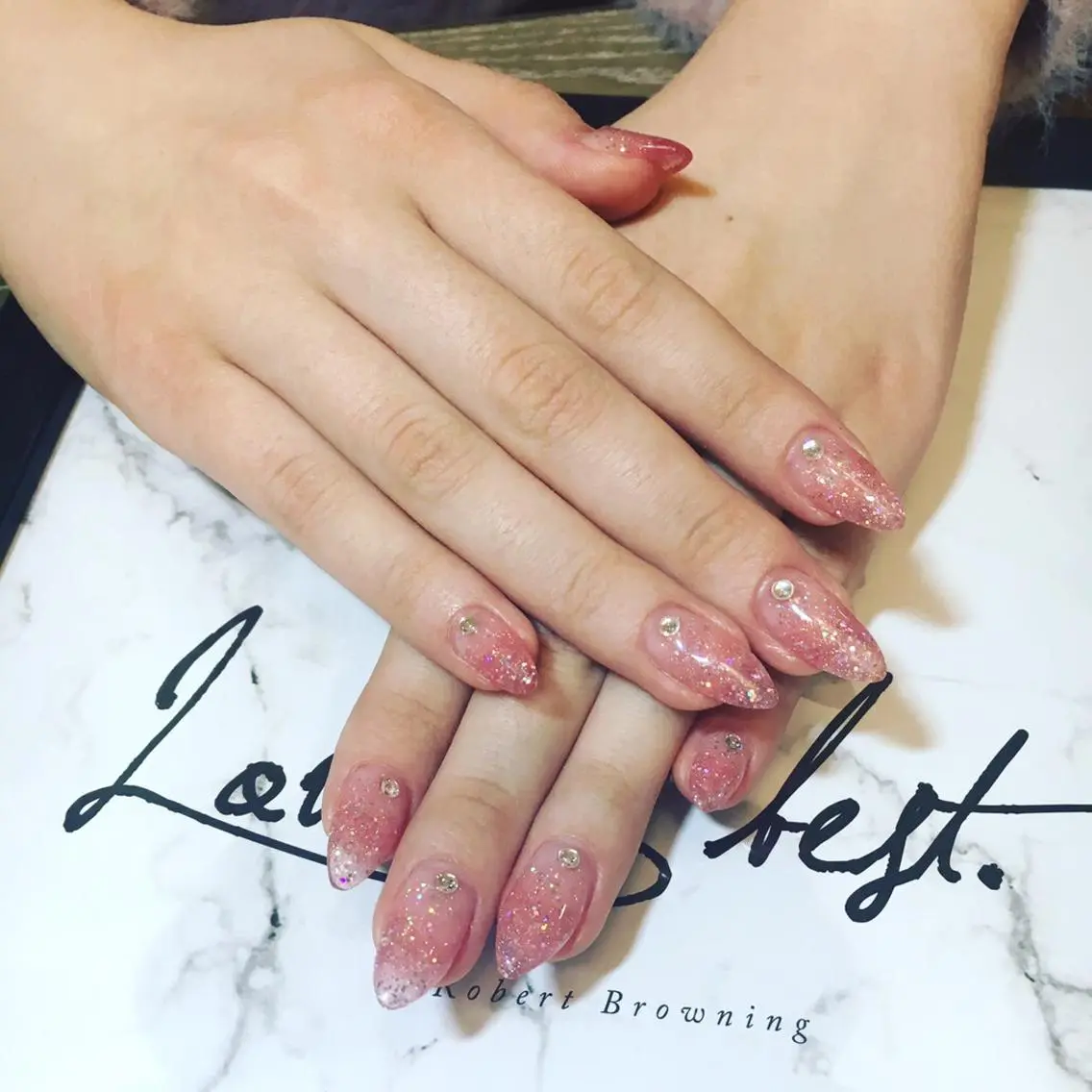 ネイル スカルプネイル LOVE NAIL 💕Sonoのネイルデザイン