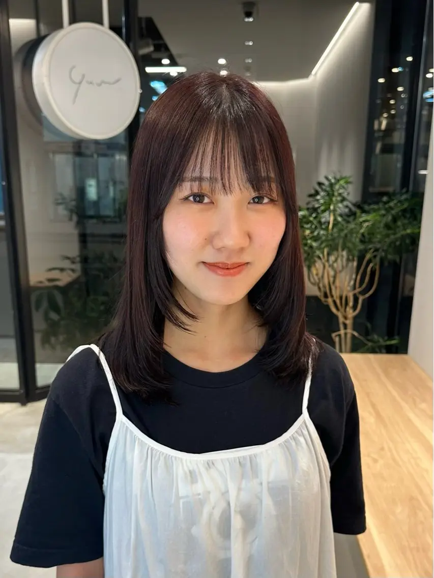 ミディアム レイヤーカット raka 🫧のヘアスタイル