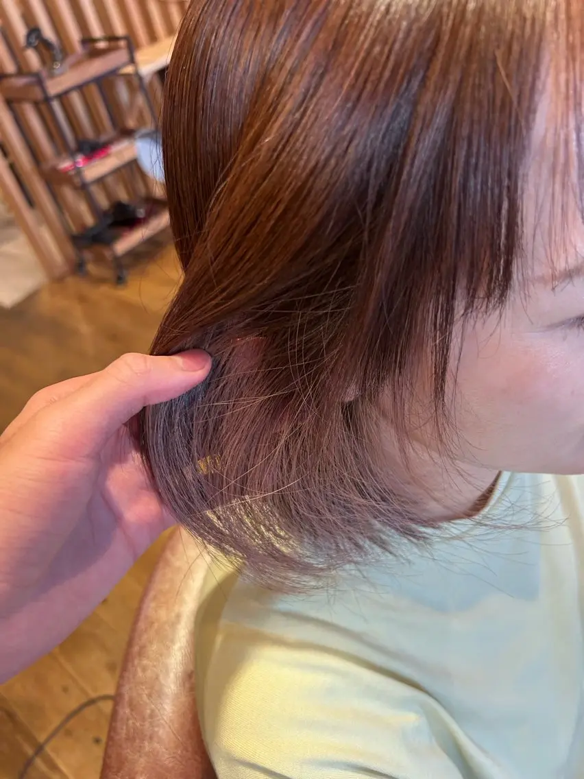 ミディアム ヘアカラー トリートメント 木村 胡土のヘアスタイル