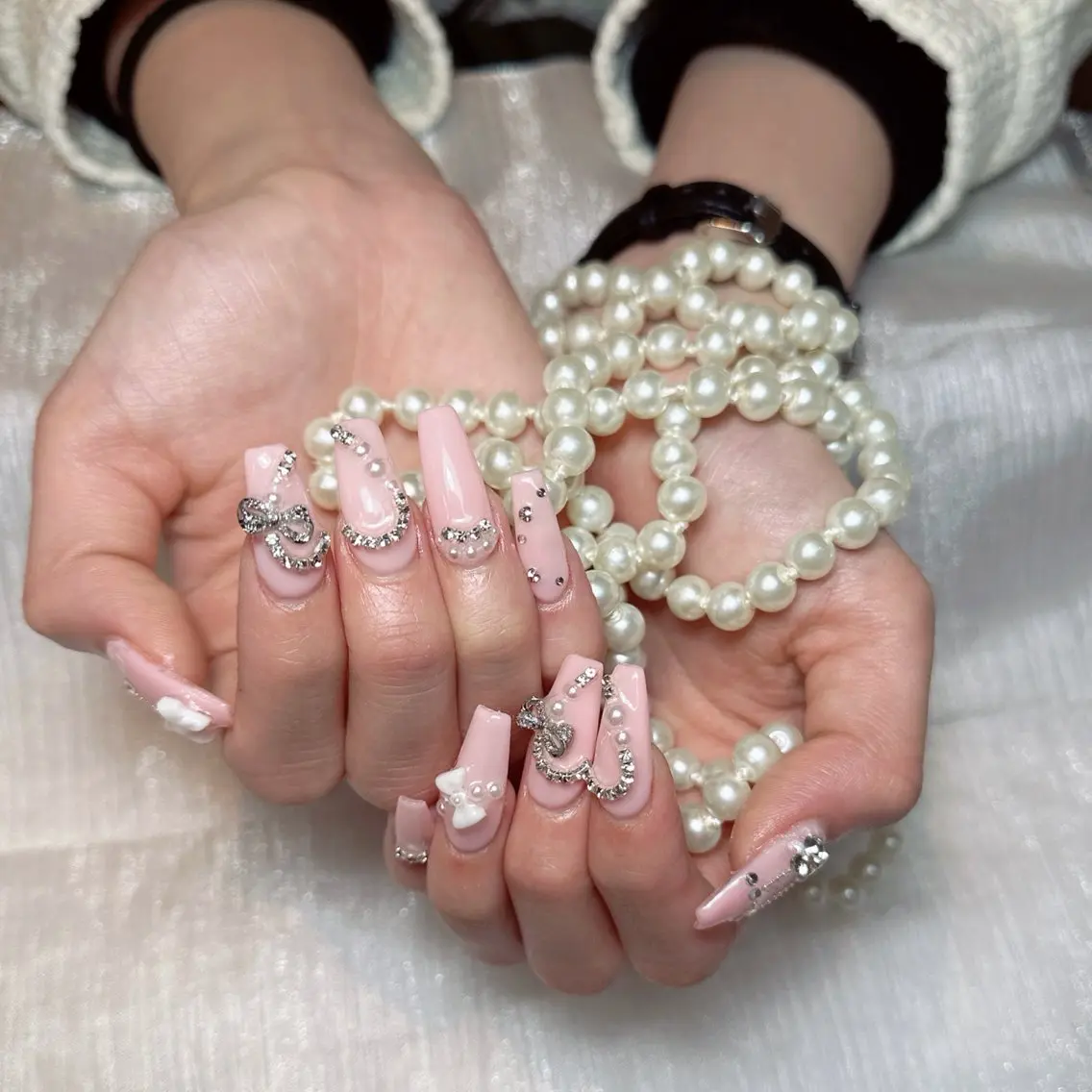 ネイル ハンドネイル Rosaline 💕💕のネイルデザイン