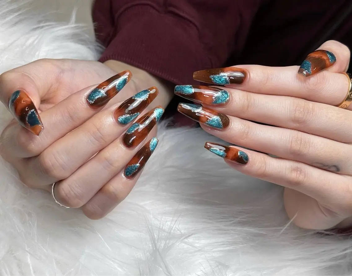 ネイル フレンチネイル 韓国ネイル マグネットネイル ニュアンスネイル ワンカラーネイル ハンドネイル Noél_ Noaのネイルデザイン