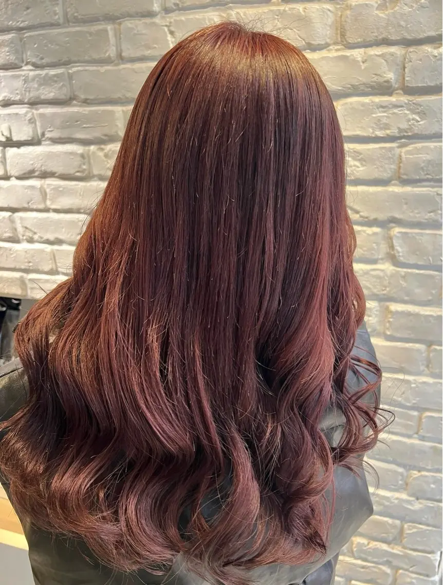 ロング ヘアカラー トリートメント 髙橋 あまねのヘアスタイル