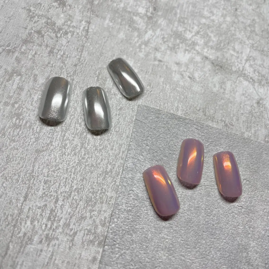 ネイル オーロラネイル ミラーネイル nail salon AIRのネイルデザイン
