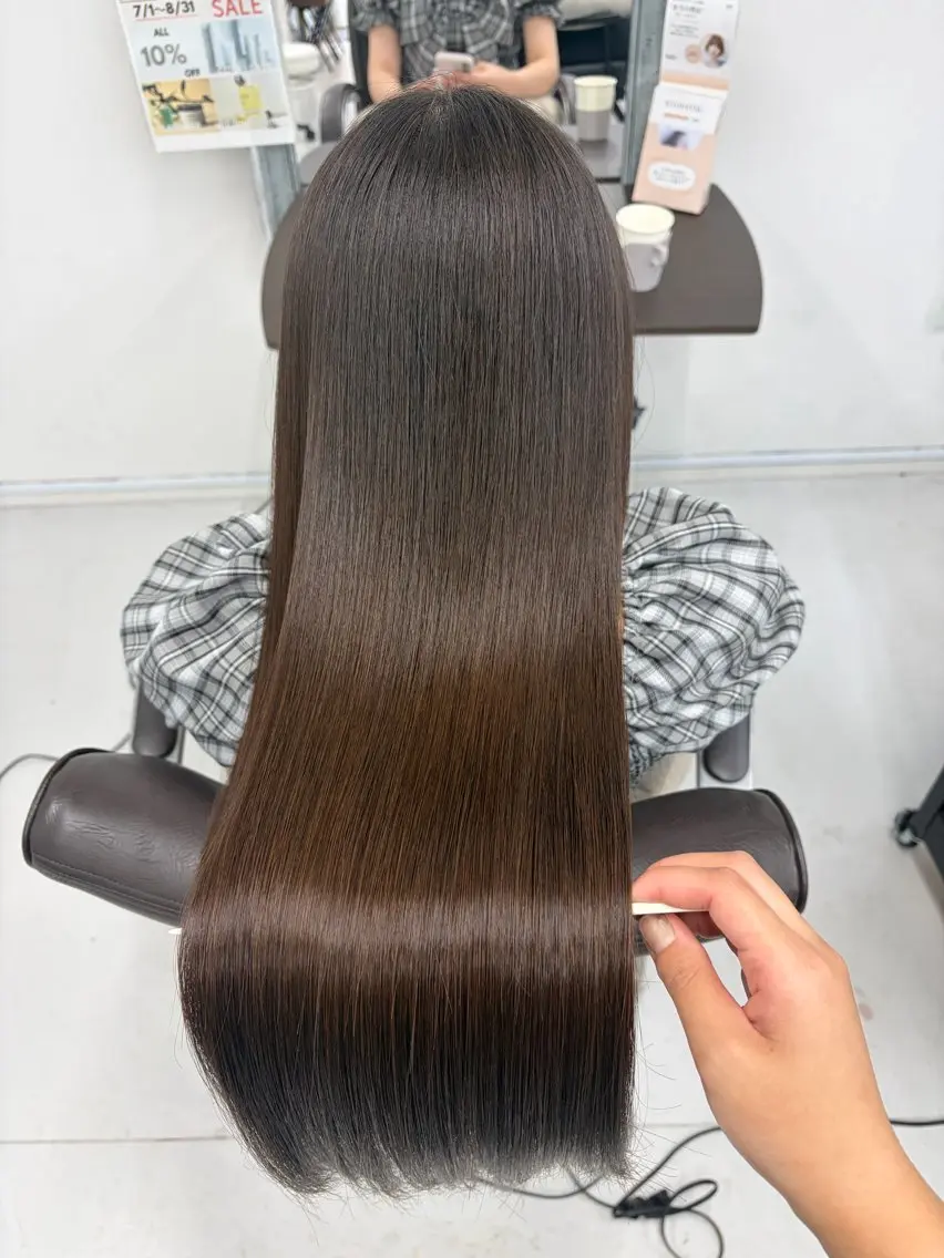ロング 山崎結菜 髪質改善💎のヘアスタイル