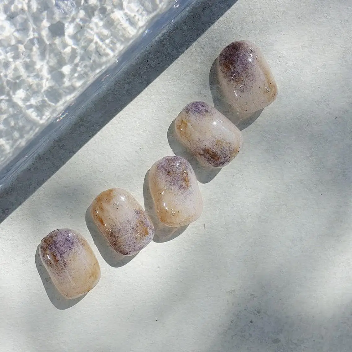 ネイル ニュアンスネイル ショートネイル gemickle nailのネイルデザイン