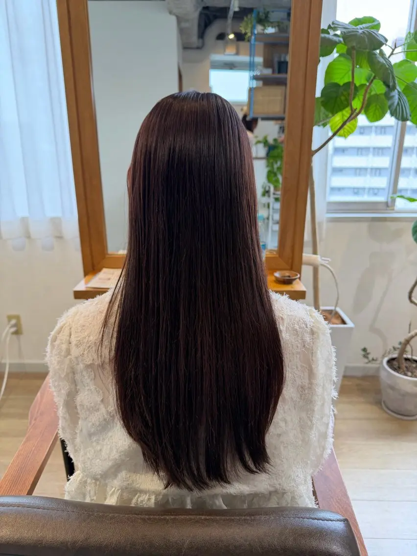 ロング RENA｜透明感 カラー×癒しスパのヘアスタイル