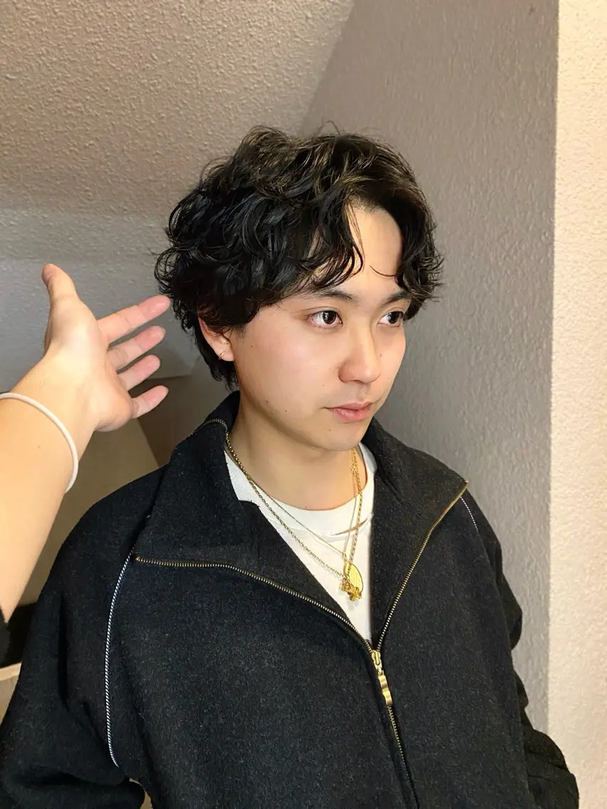 cut + perm(men's )の写真