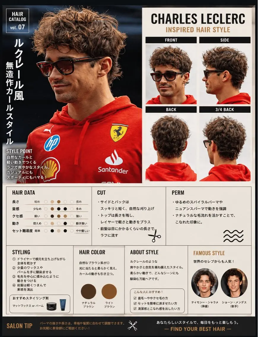 メンズ メンズパーマ パーマ 本田 有里のヘアスタイル
