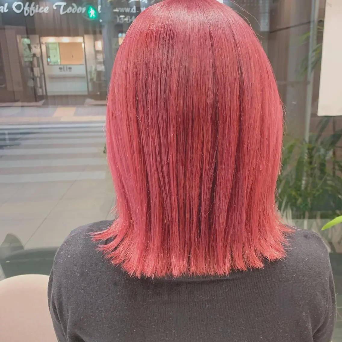 ミディアム カラー レイヤーカット// メイのヘアスタイル