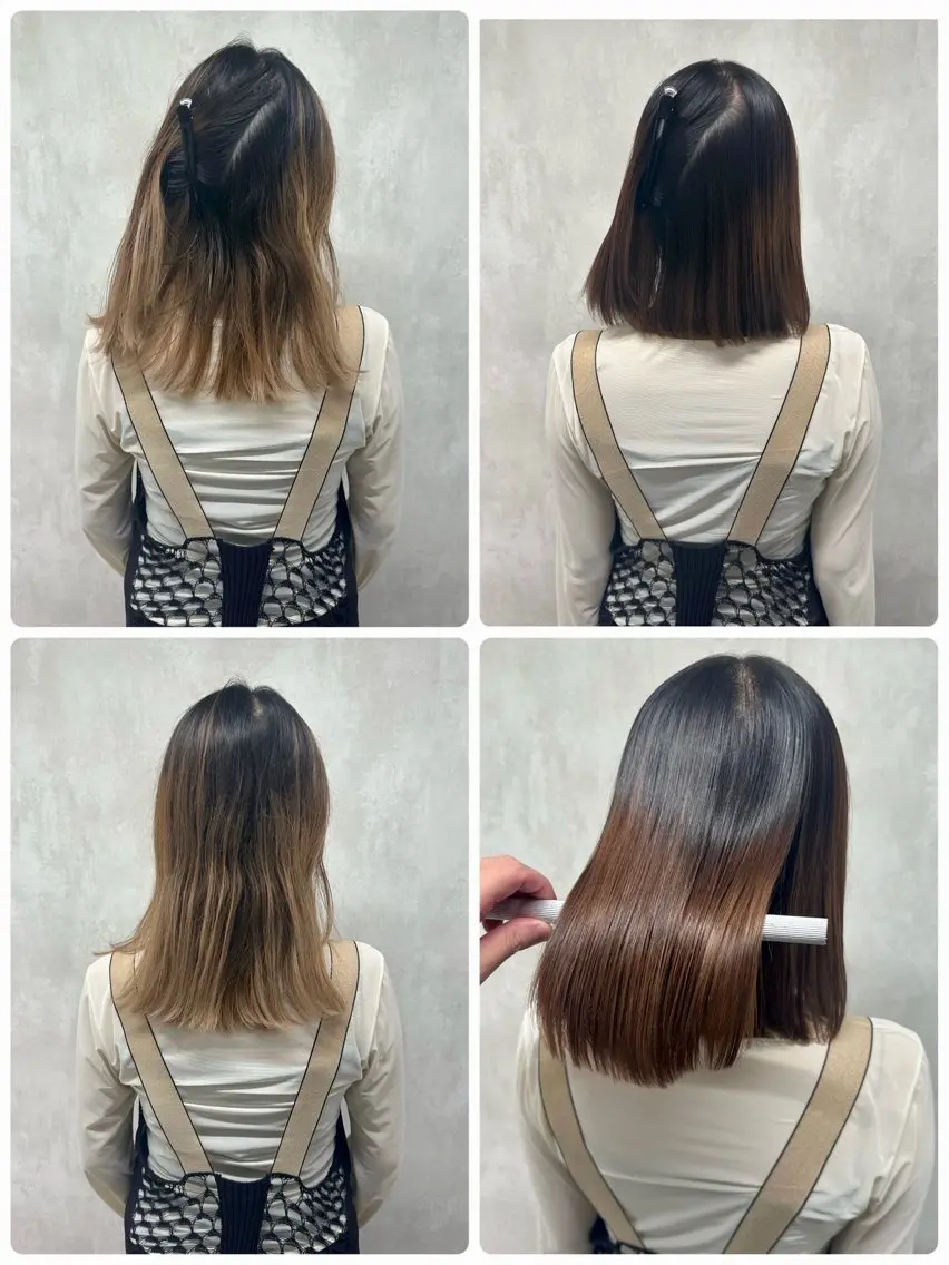 ショート カット ヘアカラー 縮毛矯正 トリートメント ⚠️美容室迷子⚠️ 👍👍ここに集合のヘアスタイル