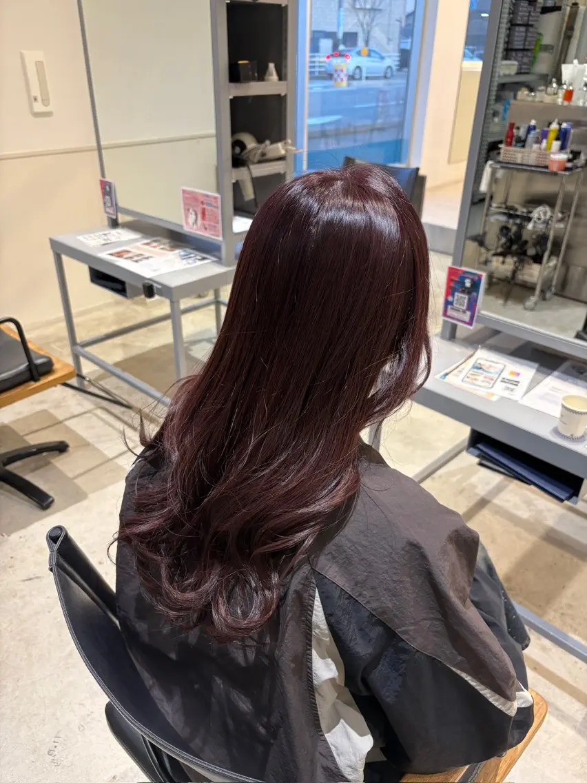 【ミニモ限定価格】カット+ブリーチなしダブルカラー+トリートメント 30%オフ ¥14300→¥10000の写真