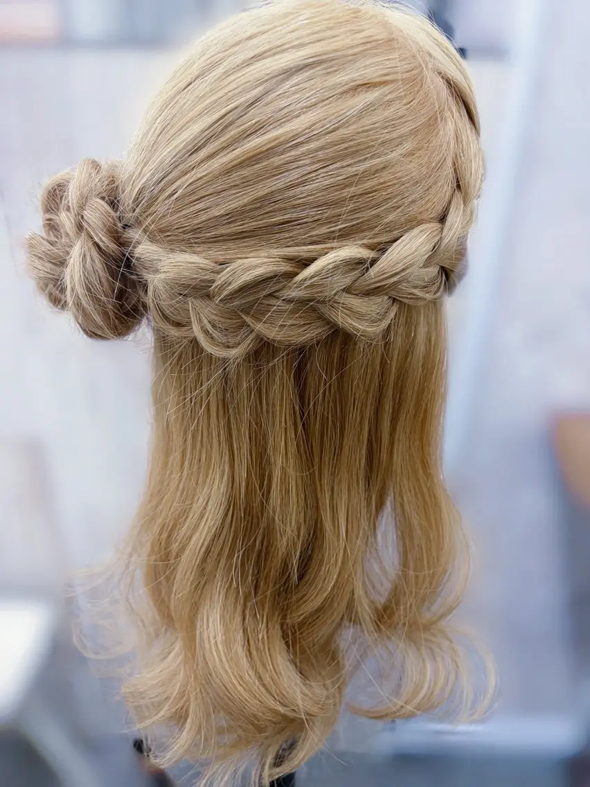 くるみちゃんヘアの写真