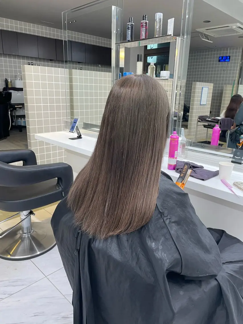 ロング カラー ヘアアレンジ ヘアカラー トリートメント ヘアセット 💗横浜美容室 💗HARUNAのヘアスタイル