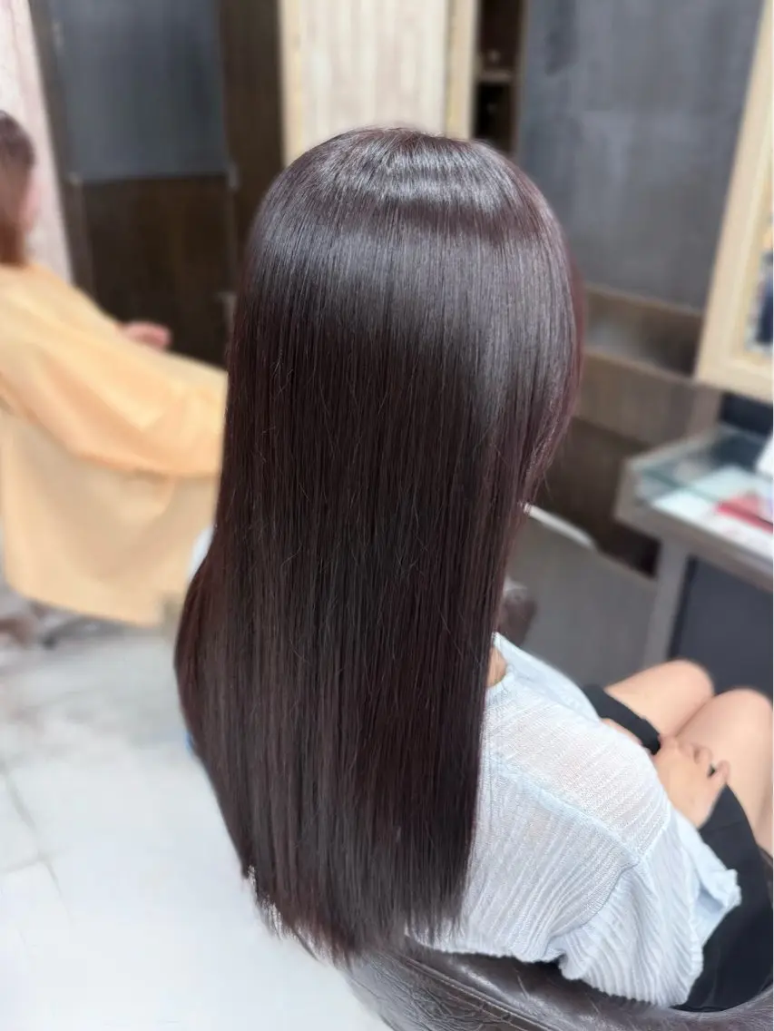 ロング ピンクラベンダー カットモデル募集中 💜manaka💜のヘアスタイル