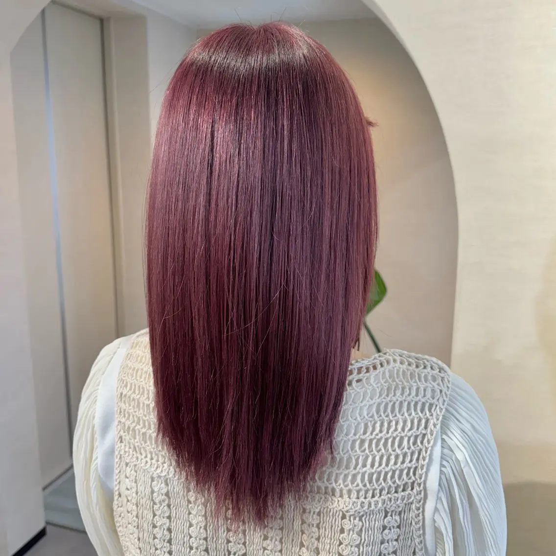 カラー ピンクカラー モデル募集 Aoiのヘアスタイル