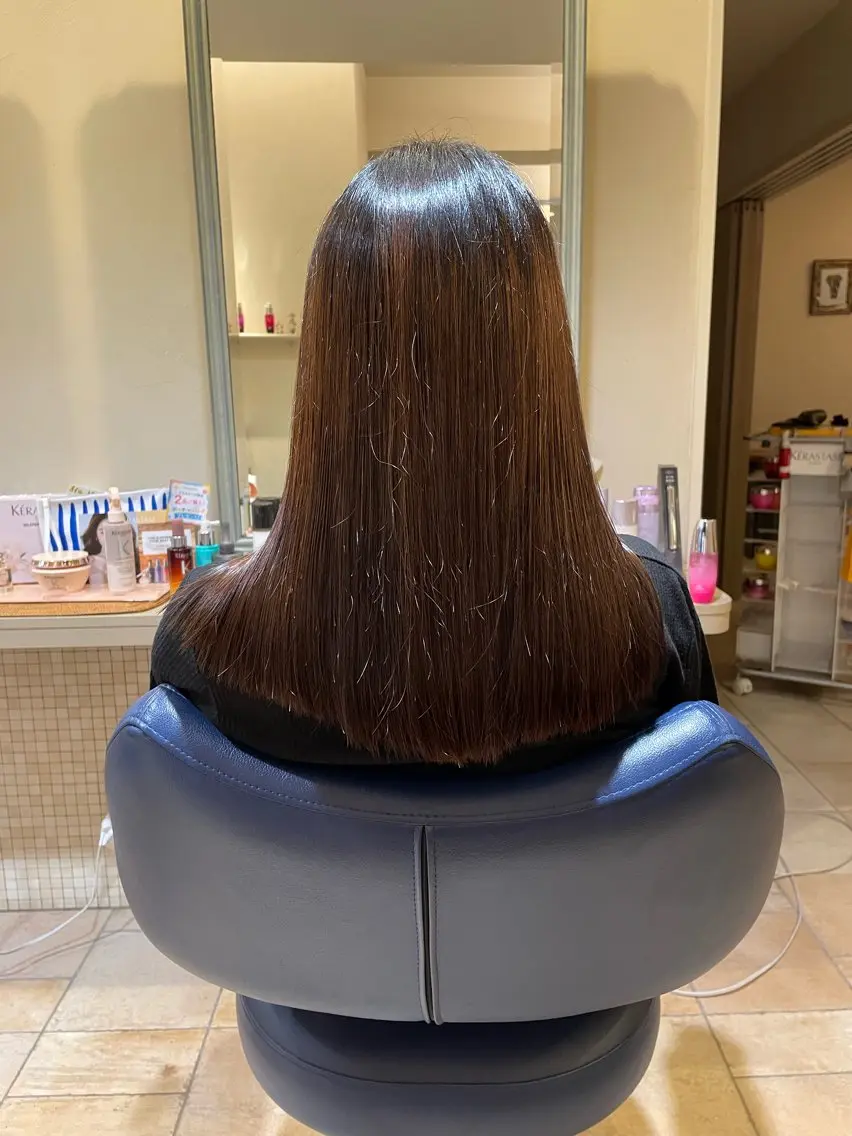 ロング しみず ちはるのヘアスタイル