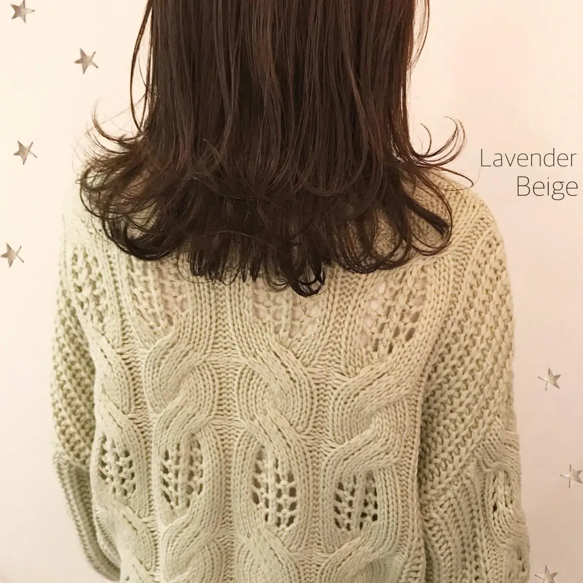 セミロング カラー 市川 千夏のヘアスタイル