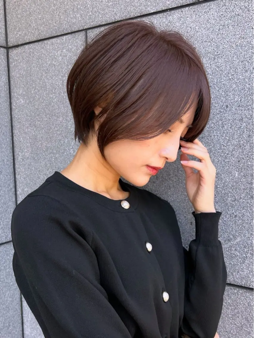 ショート 竹谷 奈津実のヘアスタイル