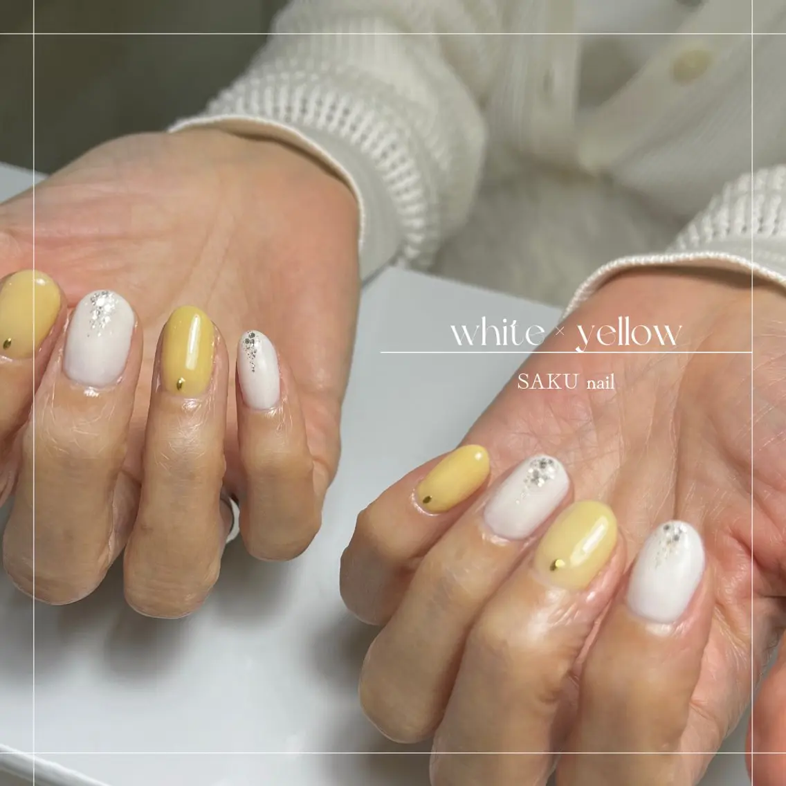 ネイル ニュアンスネイル シンプルネイル SAKU nail 作島茜のネイルデザイン