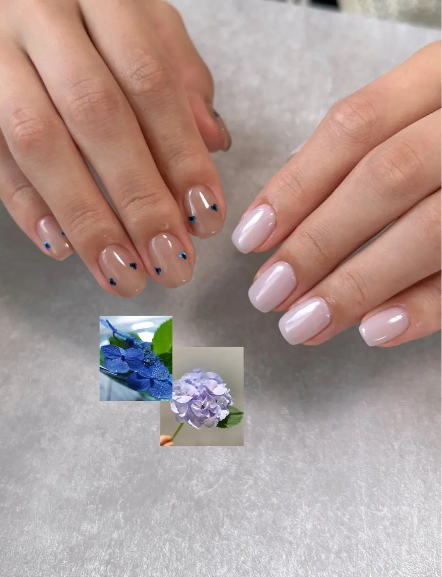 ネイル ニュアンスネイル スクエアネイル ハンドネイル nailroom amyのネイルデザイン