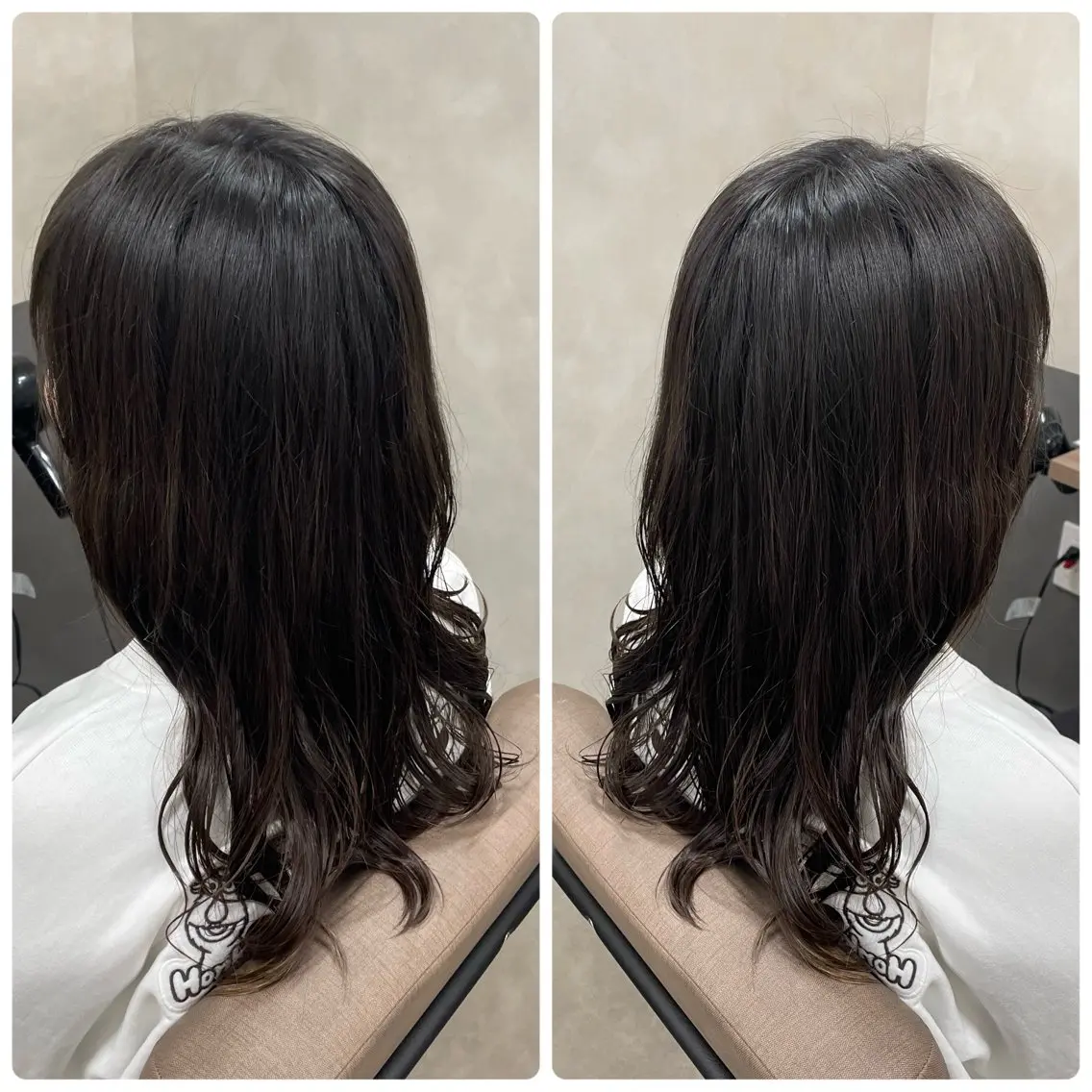 ロング パーマ 石川 晴那のヘアスタイル