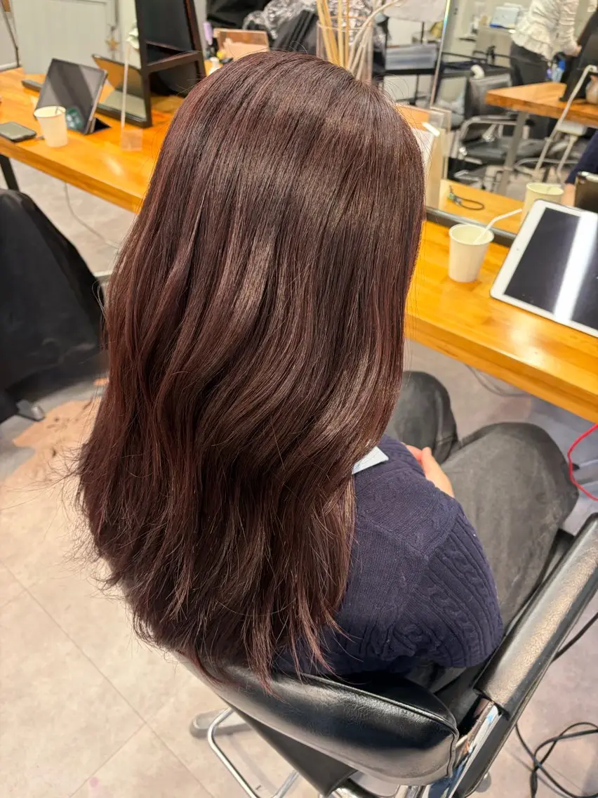 ロング カラー カラー/ブリーチ モデル募集⭐️龍侑のヘアスタイル