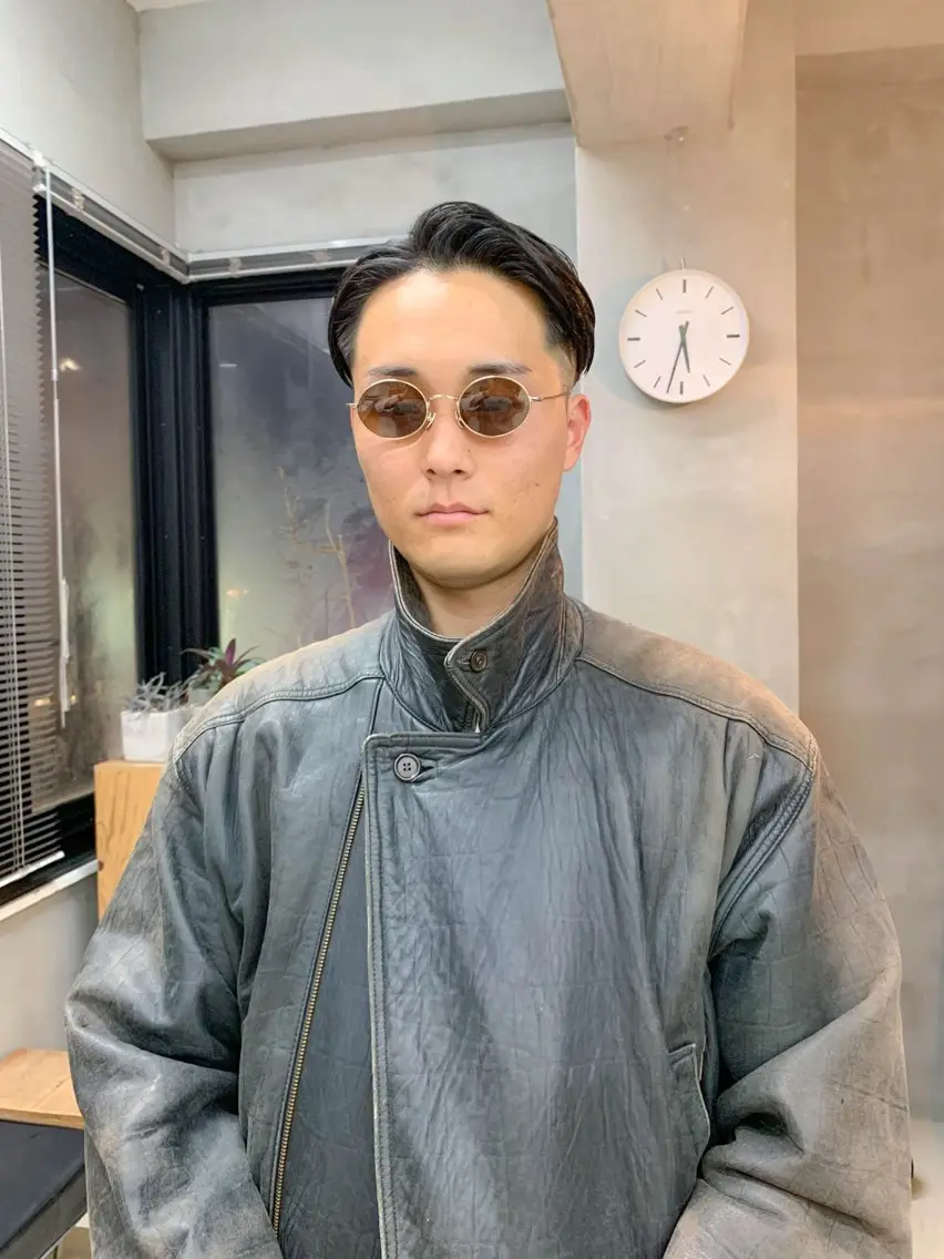 ショート メンズ フェードカット メンズショート ショートヘア カット パーマ トリートメント 横井伴典 名古屋駅 メンズパーマ/カットのヘアスタイル
