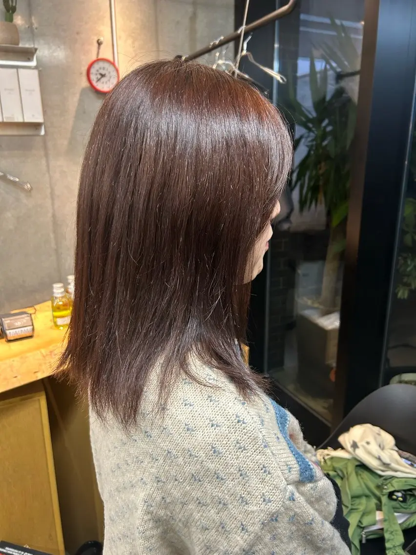 ミディアム ヘアカラー アシスタント miyuのヘアスタイル